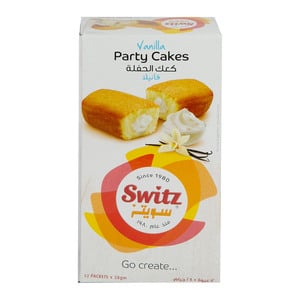 Switz Vanilla Party Cakes 12 x 28 g