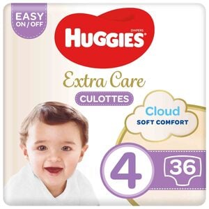 Huggies Extra Care Culottes Size 4 9-14 kg Diaper Pants 36 pcs