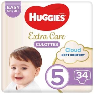 Huggies Extra Care Culottes Size 5 12-17 kg Diaper Pants 34 pcs