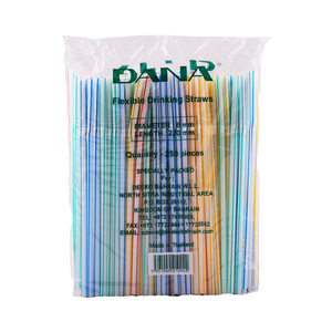 Dana Flexible Drinking Straws 250 pcs