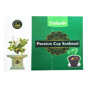 Tulasi Premium Cup Sambrani Value Pack 12 pcs