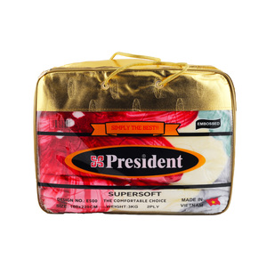 President Supersoft Blanket Vietnam 160 x 220cm 2ply 3kg Assorted