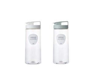 Lock & Lock Easy Grip Water Bottle, 1.2 L, Pack of 2