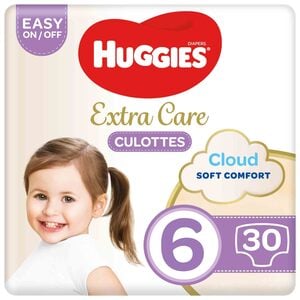 Huggies Extra Care Culottes Size 6 15-25 kg Diaper Pants 30pcs