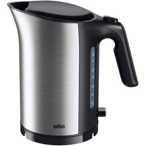 Braun Stainless Steel Electric Kettle, 1.7L, 3000W, Black, WK5110BK