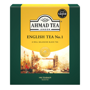 Ahmad Tea London English Tea No. 1 Value Pack 100 Teabags