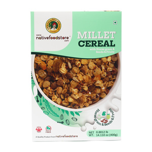 Native Food Store Millet Cereal With Horse Gram, Seeds & Fruits 400 g