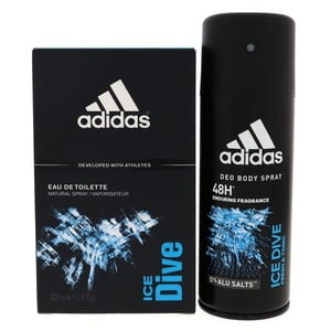 Adidas Assorted EDT Perfume 100 ml + Deo Body Spray 150 ml