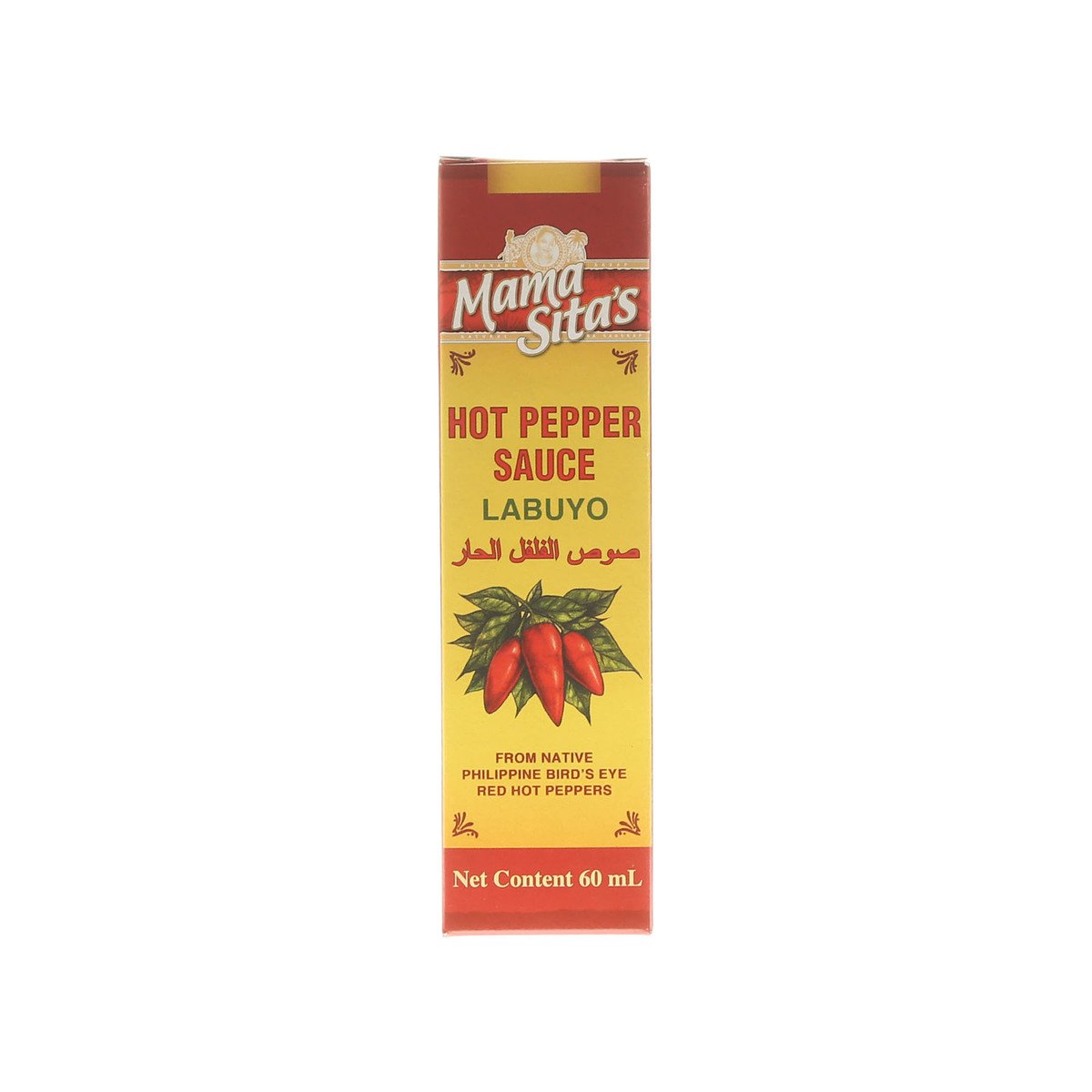 Mama Sita's Hot Pepper Sauce (Pure Labuyo) 60 ml