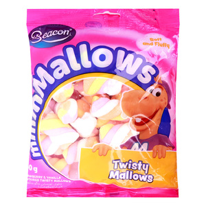 Beacon Twisty Mallows 150 g