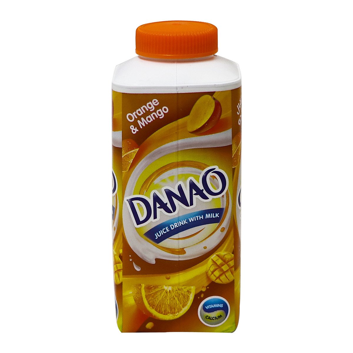 داناو عصير برتقال ومانجو بدون سكر مضاف مع الحليب 180 مل