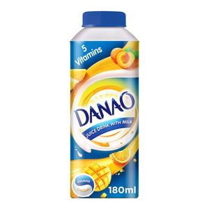 Danao No Added Sugar 5 Vitamins Juice Drink with Milk 180 ml