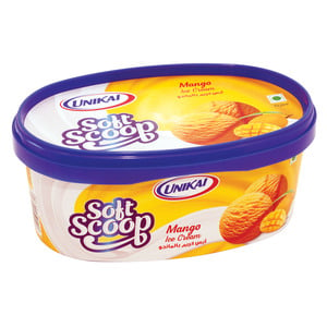 Unikai Soft Scoop Ice Cream Mango 1Litre