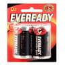 Eveready Super Heavy Duty D Size(R20) Carbon Zinc Batteries 2pcs