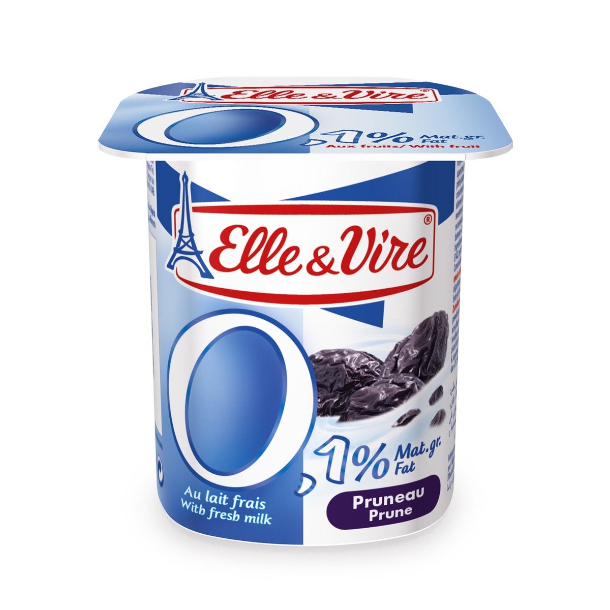 Elle & Vire Prune Yoghurt Light 125 g