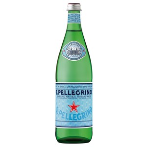 San Pellegrino Sparkling Natural Mineral Waterglass Bottle 750 ml