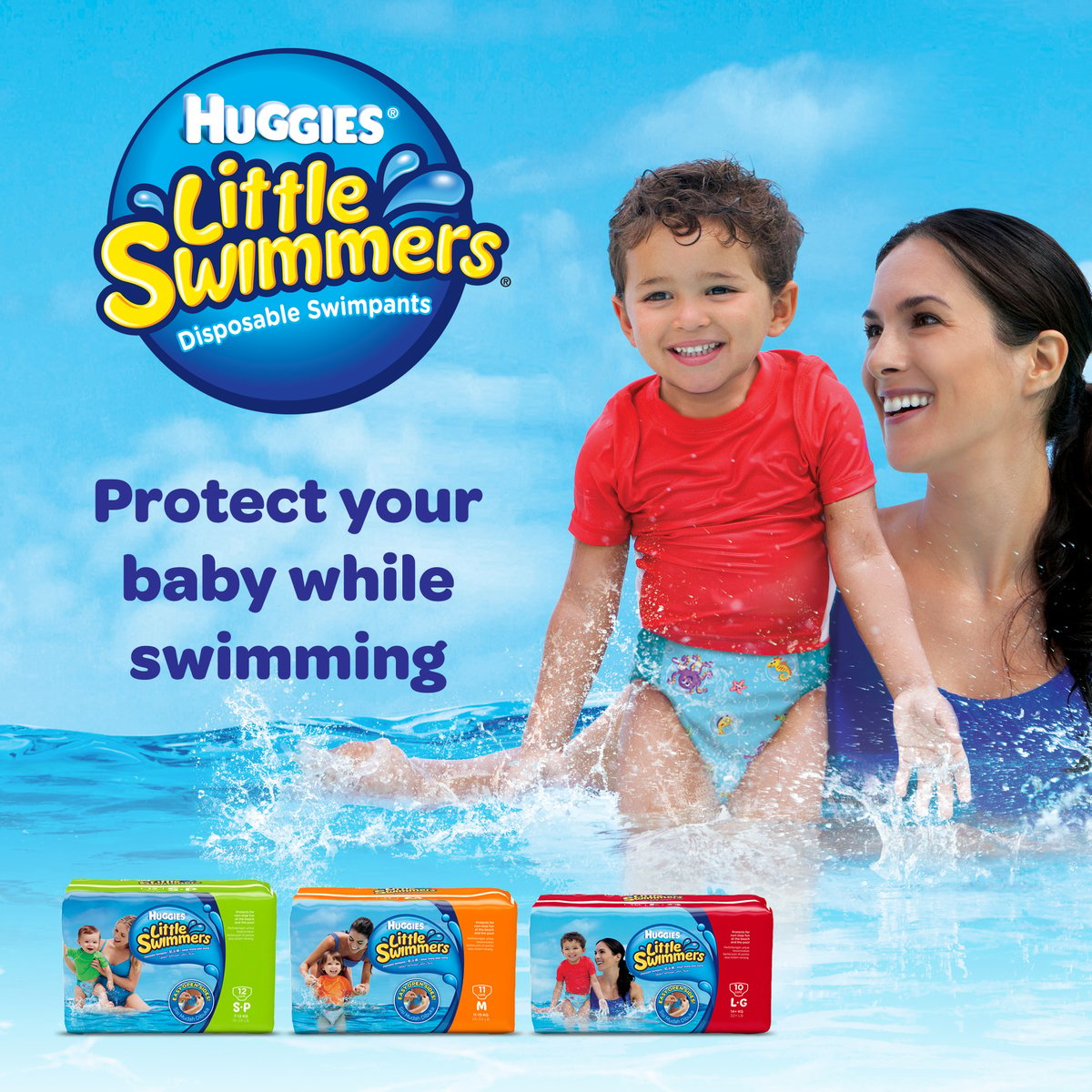 Huggies Little Swimmer, Swim Pants Diaper, Size Medium, 11 pcs Online at  Best Price, Baby Nappies