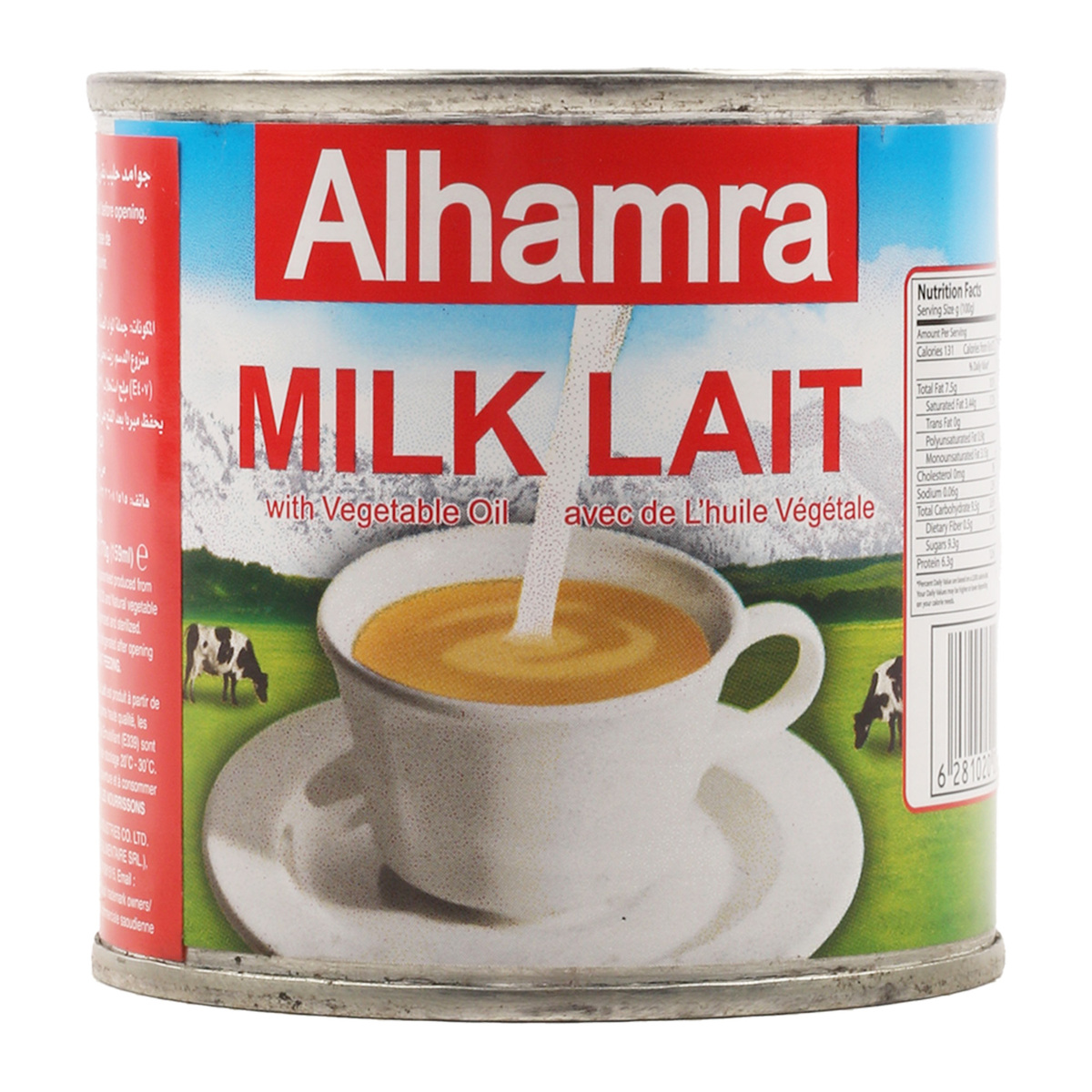 Alhamra Evaporated Milk 48 x 170 g