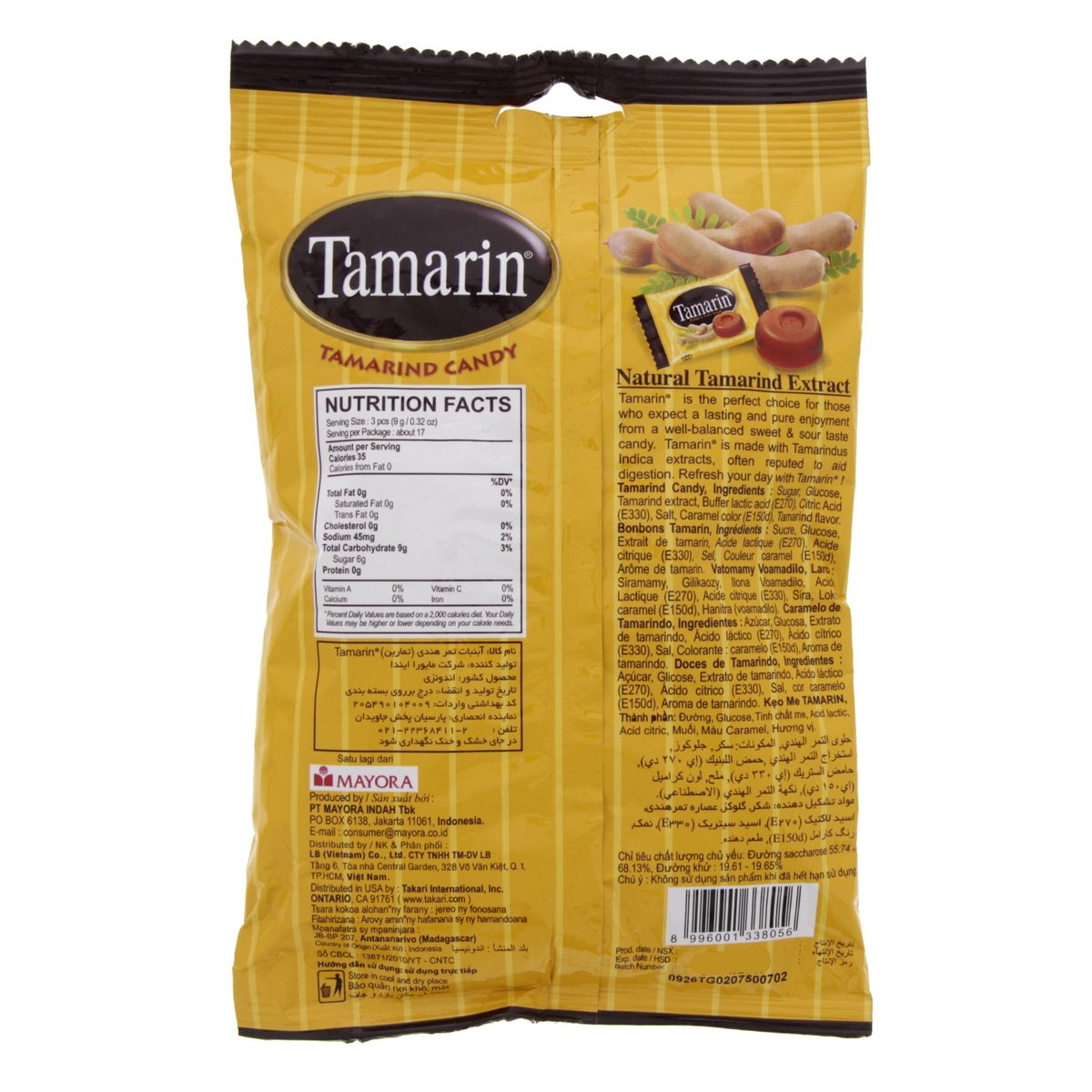 Tamarin Tamarind Candy 150 g