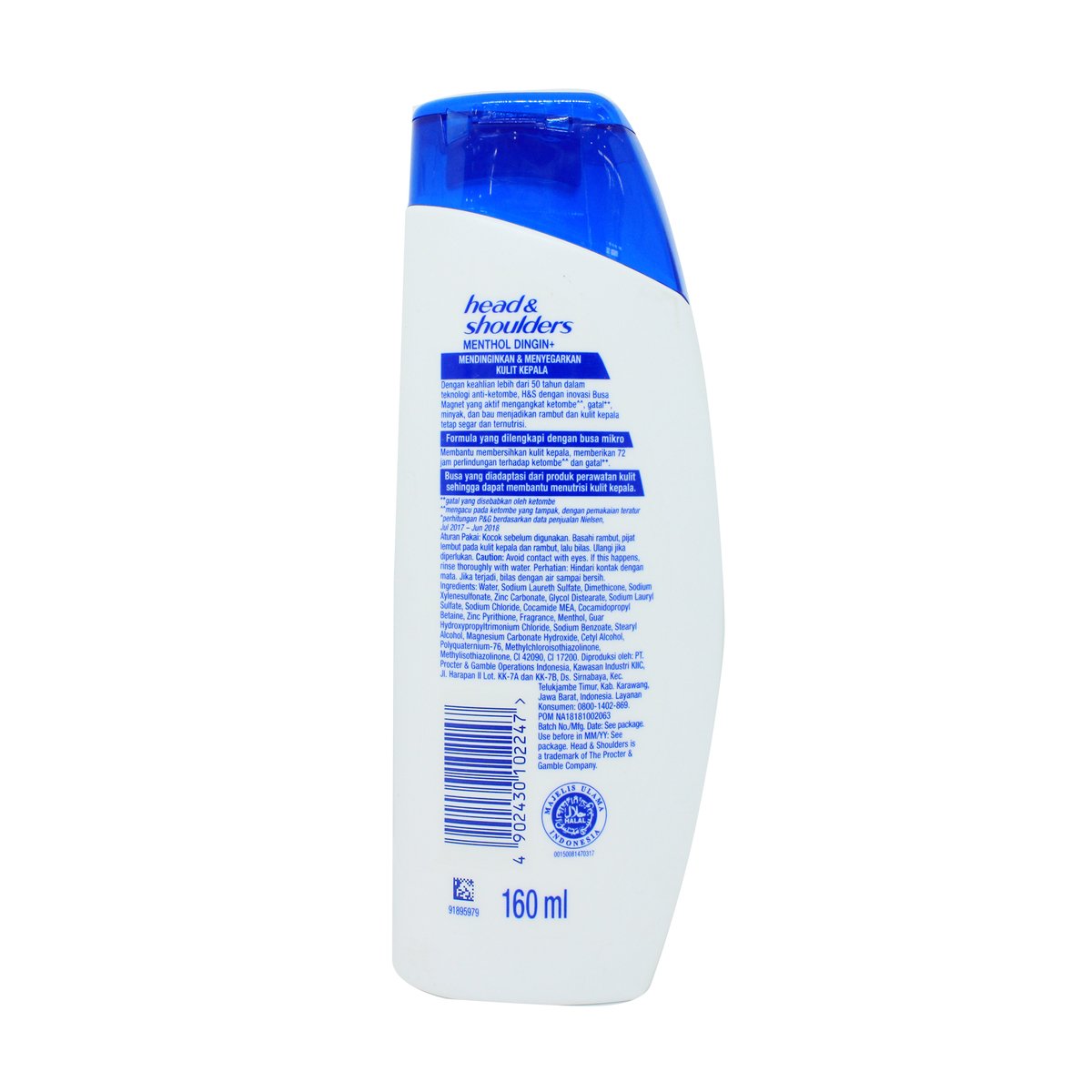 Head & Shoulders Sampo Cool Menthol 170ml