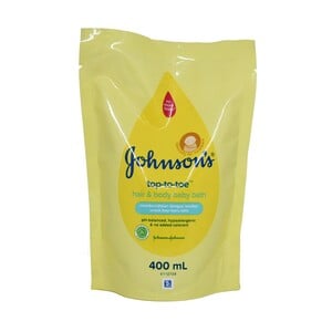 Johnsons Baby Wash Top To Toe Pouch 400ml