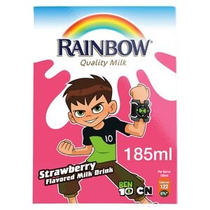 Rainbow UHT Milk Strawberry 185 ml