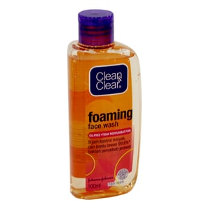 Clear & Clear Foaming Facial Wash 100ml