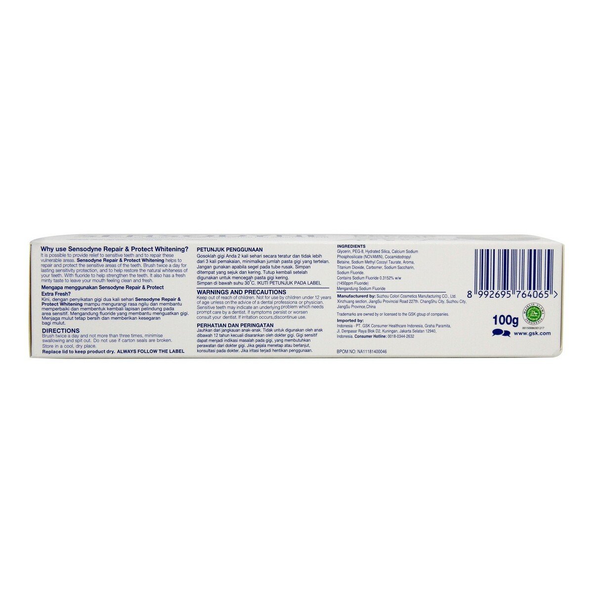 Sensodyne Tooth Paste Repair & Protect Whitening 100g