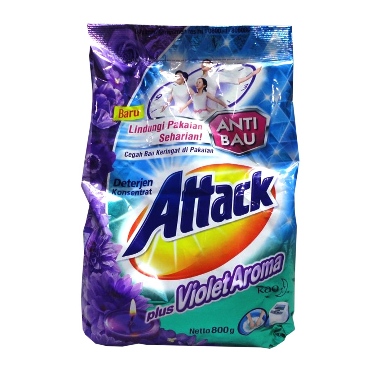 Attack Detergent Violet Aroma 800g