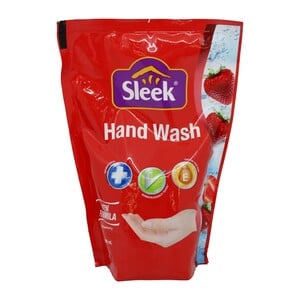 Sleek Sabun Cuci Tangan Strawberry Pouch 400ml