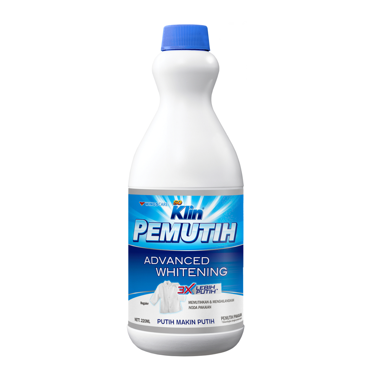 Soklin Bleaching Pemutih Regular Botol 220ML