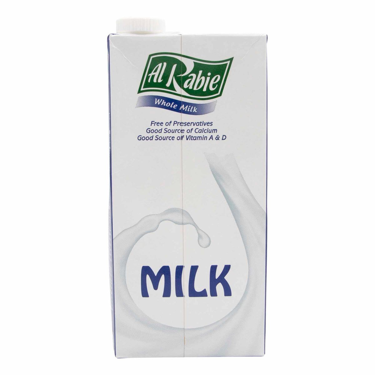 Al Rabie UHT Whole Milk 4 x 1 Litre