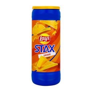 Lay's Stax® Cheddar Potato Chips, 156 g