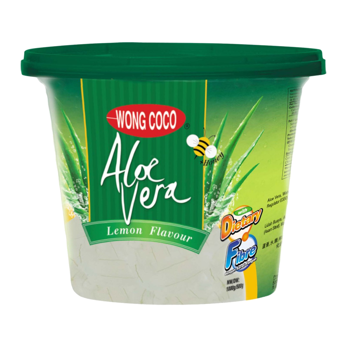 Wong Coco Aloe Vera Lemon 1000g