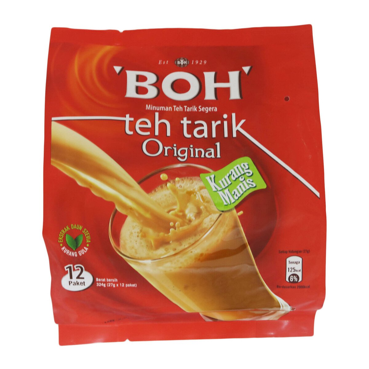 Boh Tarik Less Sweet 12pcs 27g