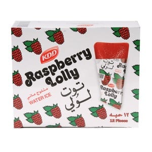 KDD Raspberry Lolly Water Ice 62ml x 12pcs