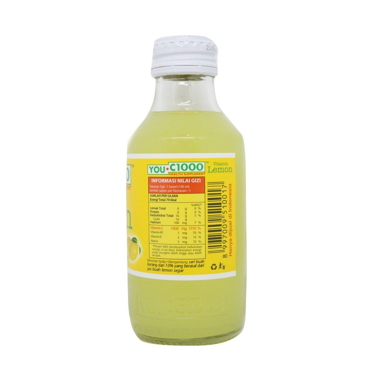 You C1000 Lemon Botol 140ml