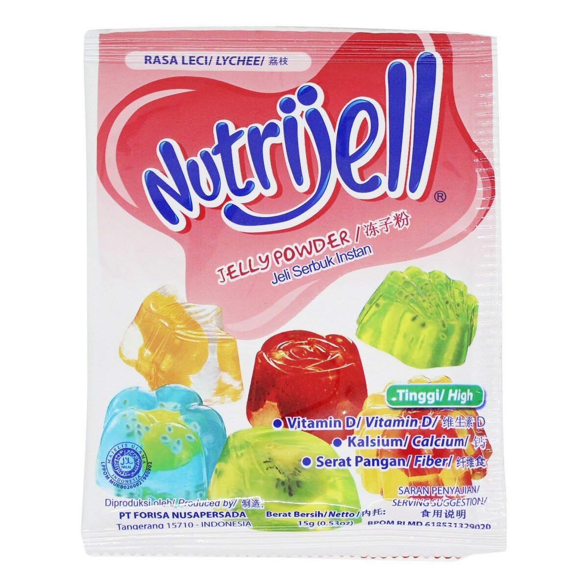 Nutrijell Agar Leci 15g