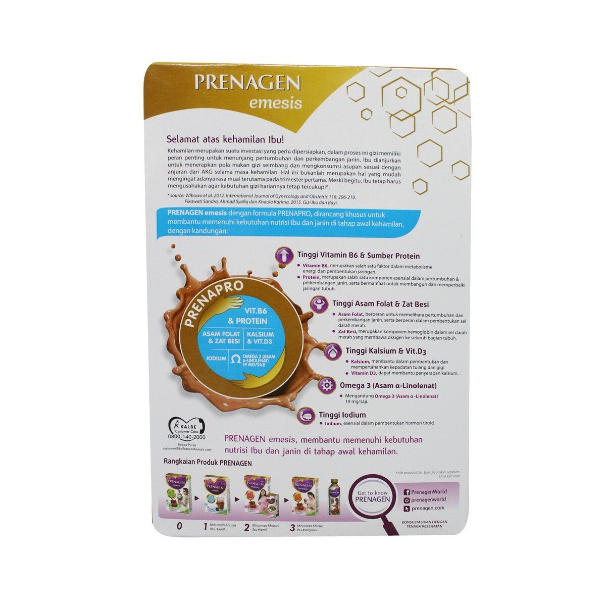 Prenagen Mom Emesis Cokelat 400g