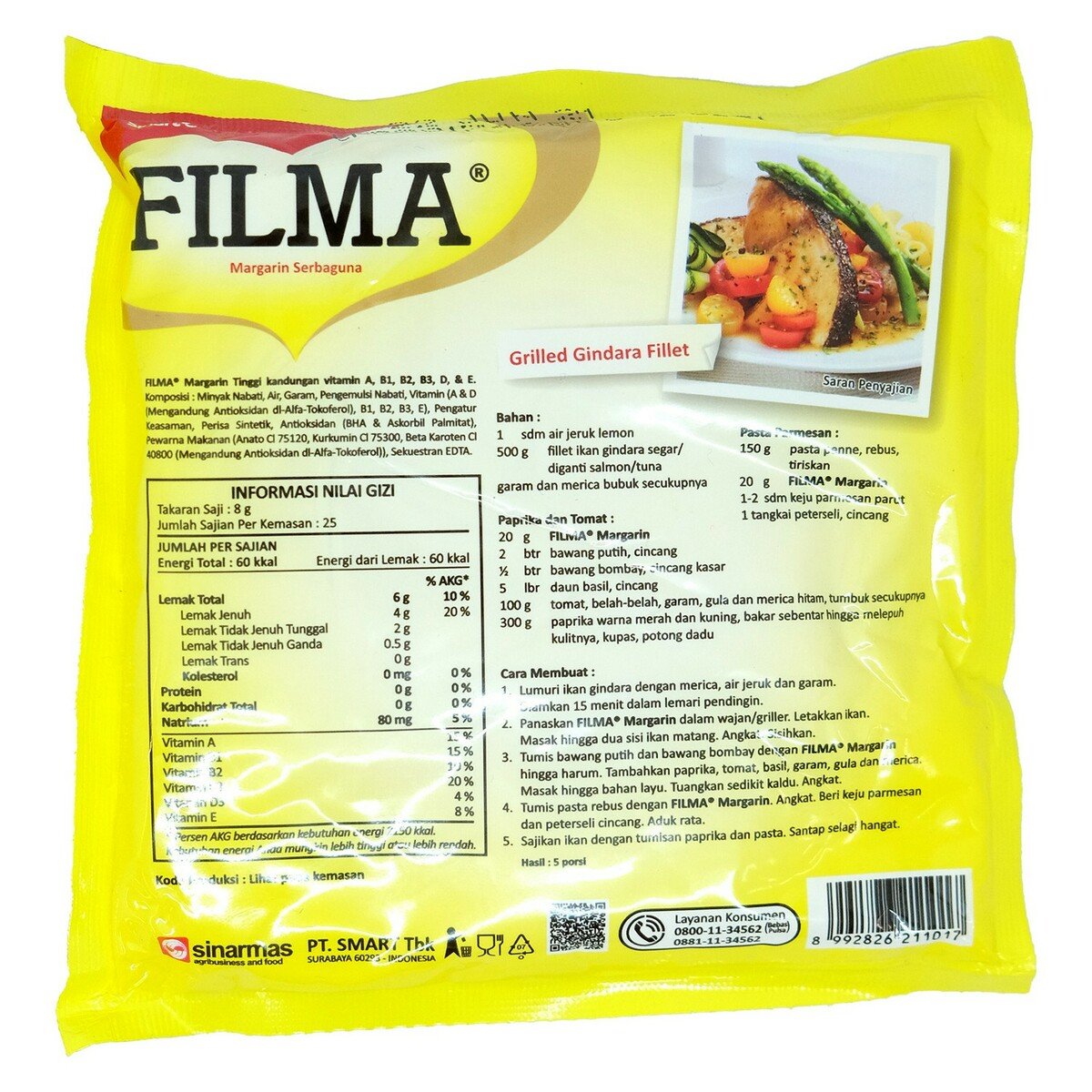 Filma Margarine Sachet 200g