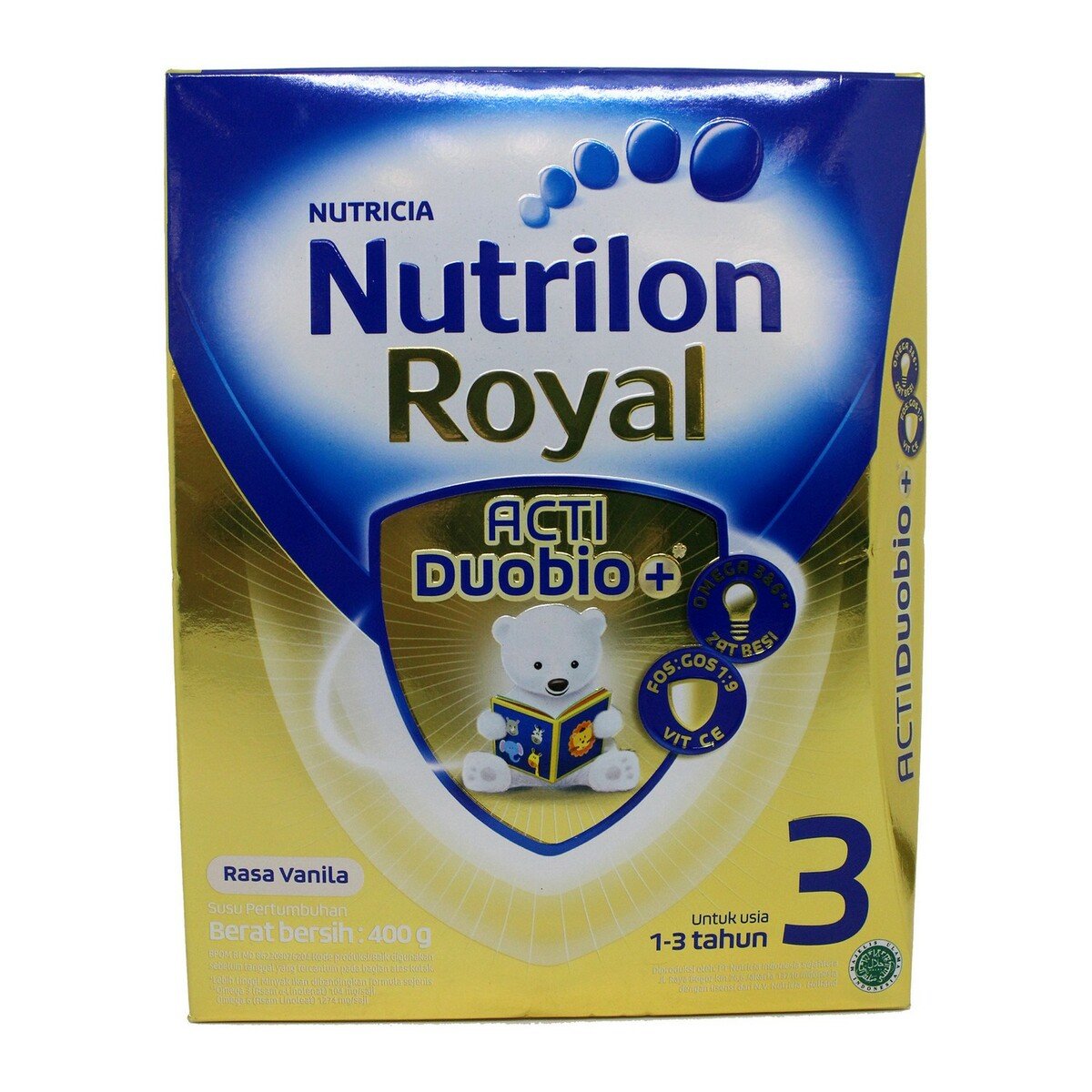 Nutrilon Royal Formula Susu 3 Vanila Box 400g