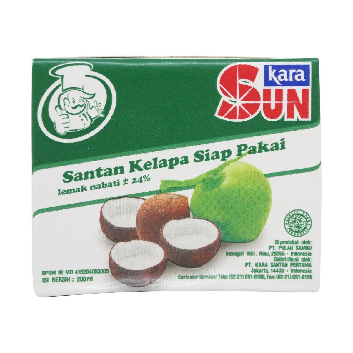 Kara Sun Santan Kelapa 200ml