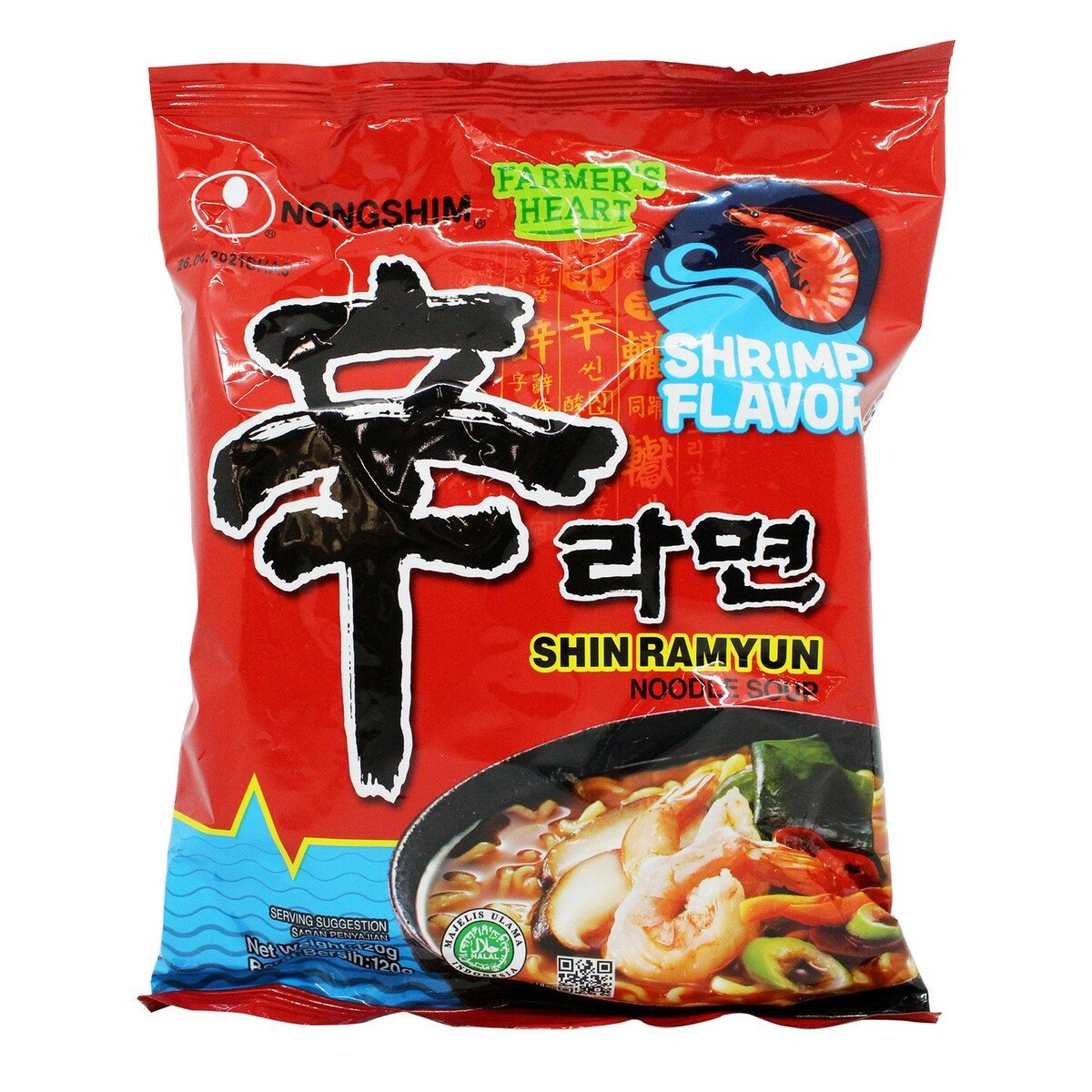 Nongshim Shin Ramyun Rasa Udang 120g