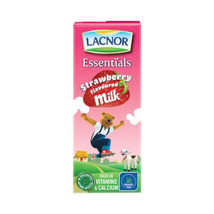 Lacnor Essentials Strawberry Flavoured Milk 180 ml