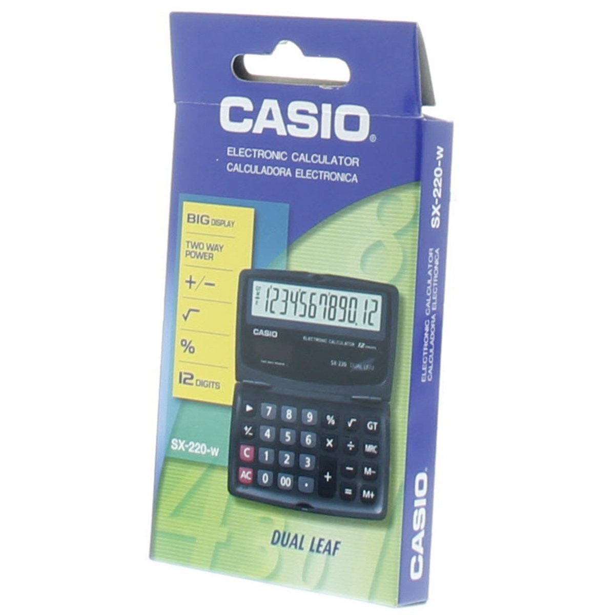 Casio Dual Leaf Electronic Calculator SX-220