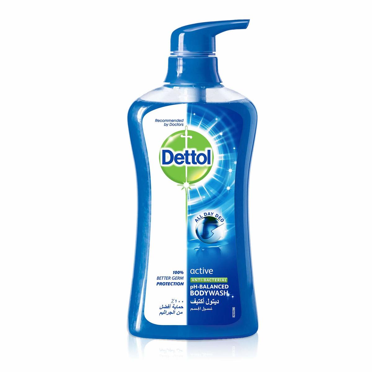 Dettol Active Anti-Bacterial Body Wash 500 ml