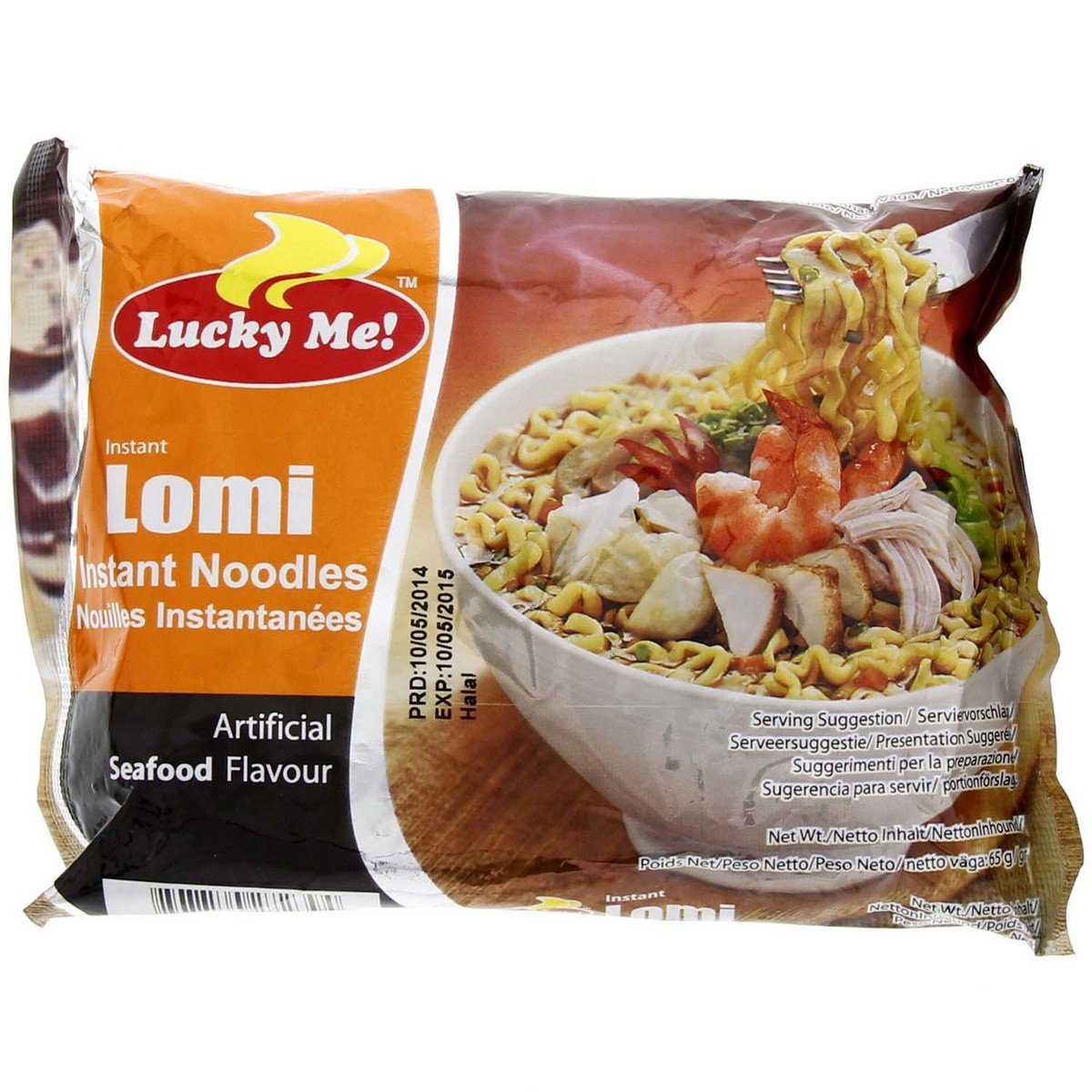 Lucky Me Sea Food Flavour Instant Noodles 6 x 60 g