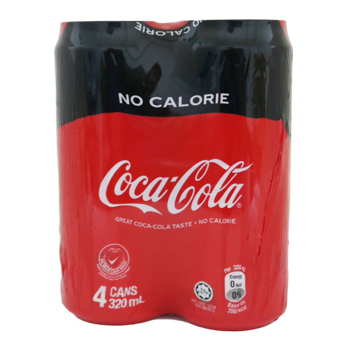 Coca Cola No Calories 320ml 4pcs