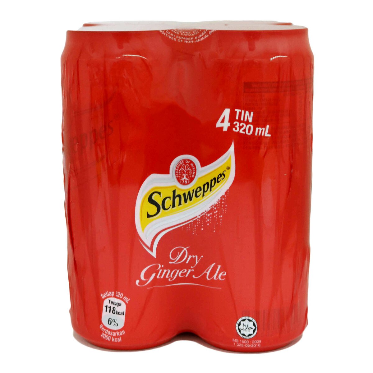 Schweppes Ginger Ale 4 x 320ml