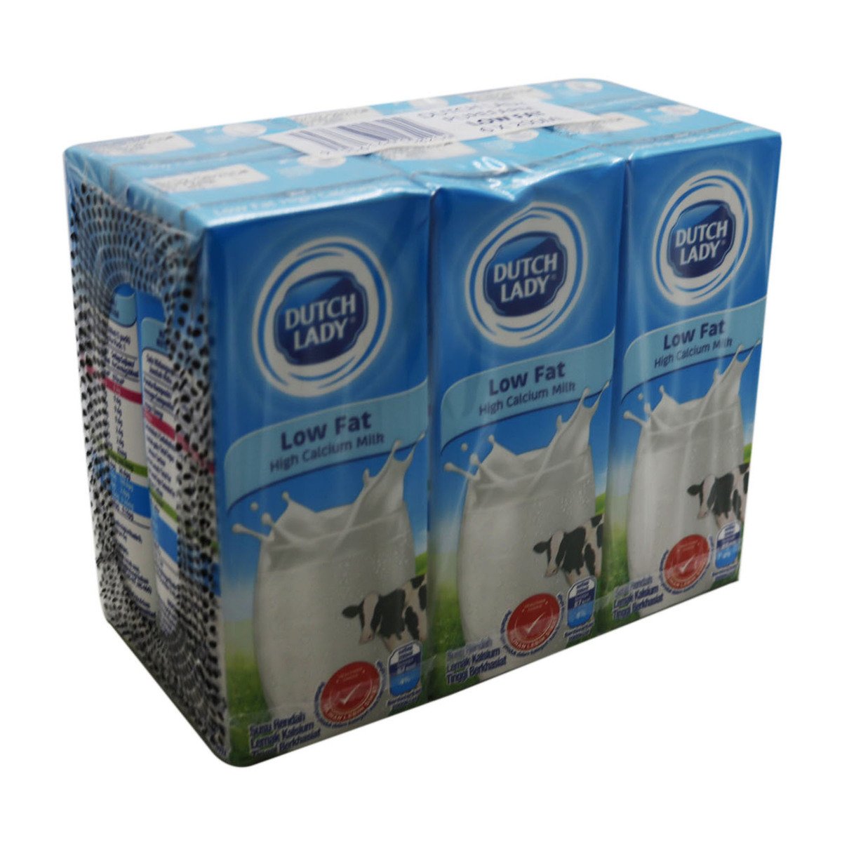 Dutch Lady Uht Milk Low Fat 6 x 200ml